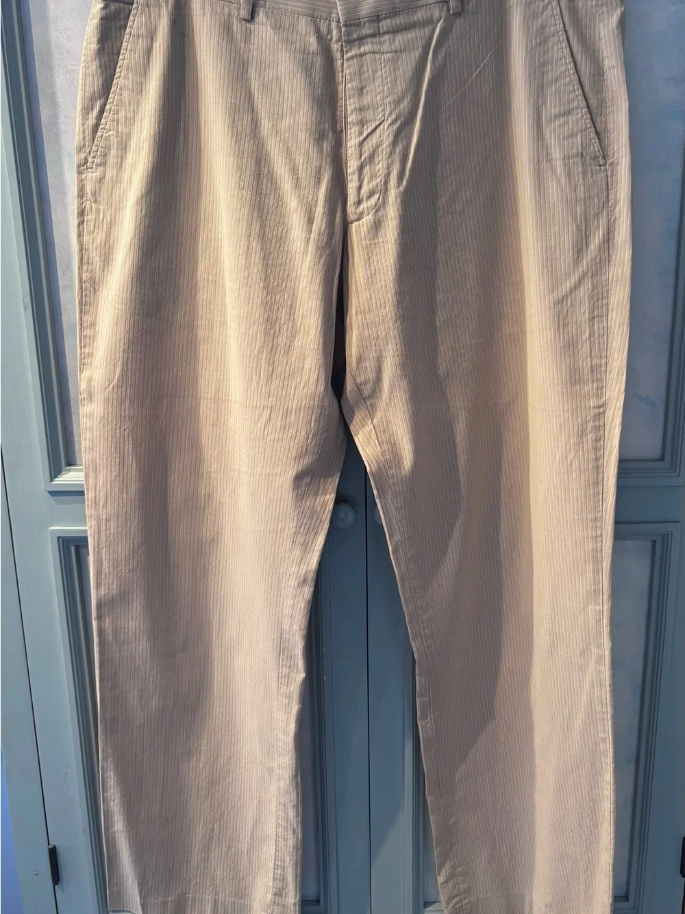 Banana Republic Tan Slim Straight Chinos